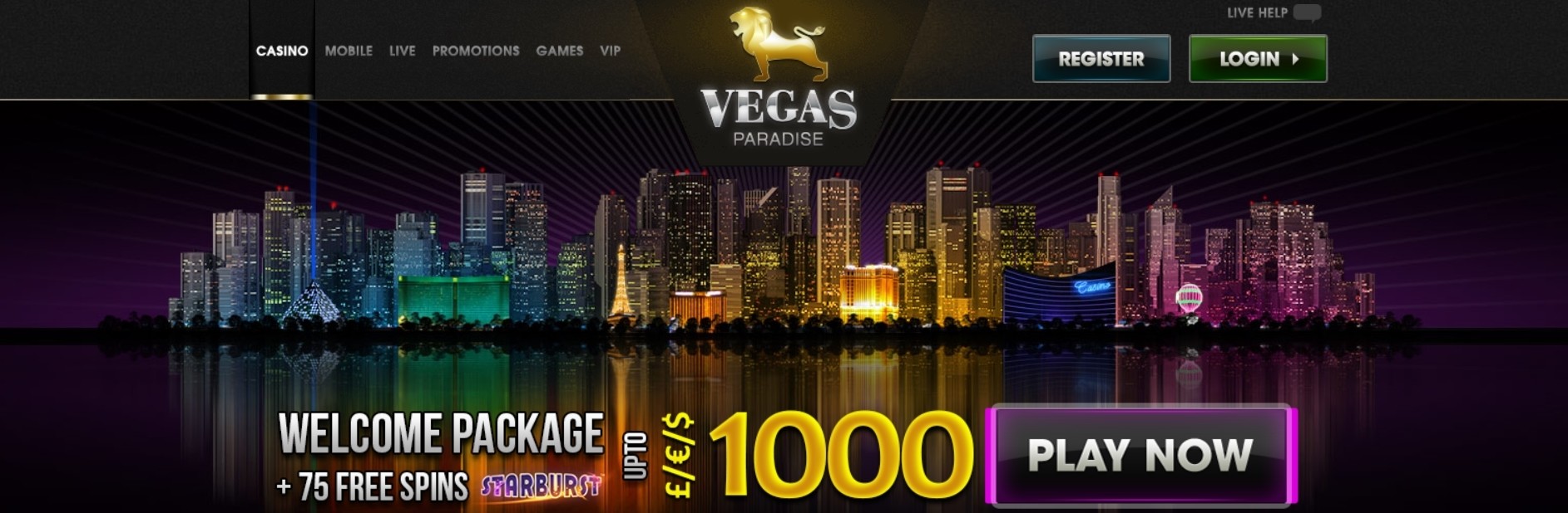 Vegas Paradise Online Casino Bonuses