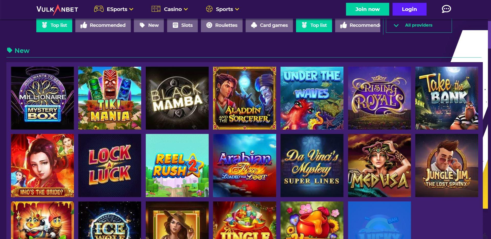 vulkan bet